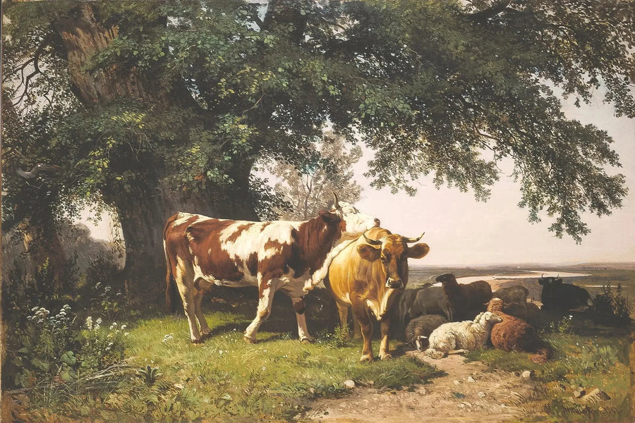 Herde onder de bomen - Ivan Chichkine

Source:
Troupeau sous les arbres - Ivan Chichkine