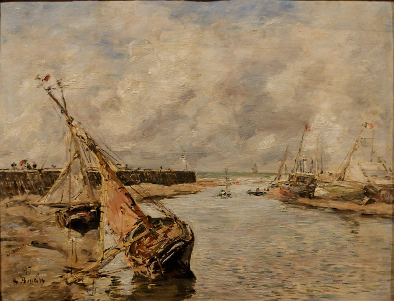 Trouville-Deauville – Laag water - Eugène Boudin