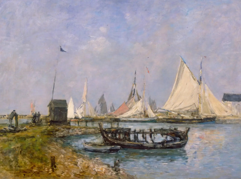 Trouville - Toegang tot de haven - Eugène Boudin