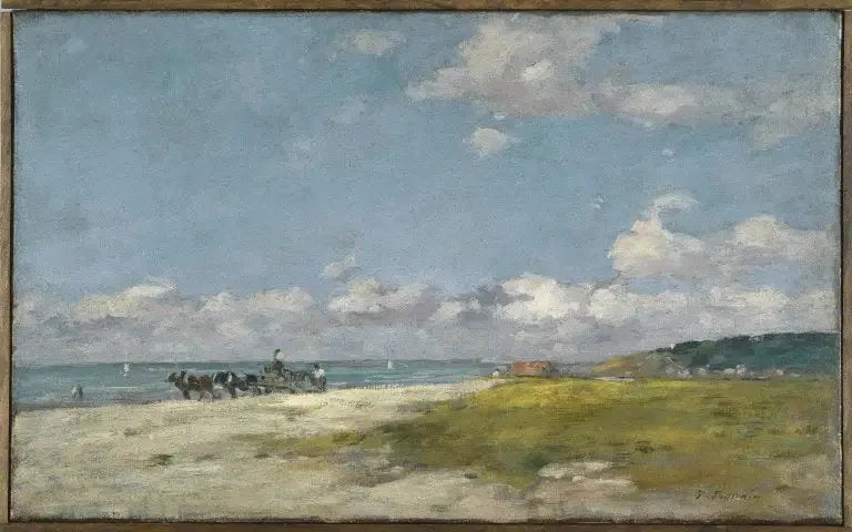 Trouville, Het Strand - Eugène Boudin