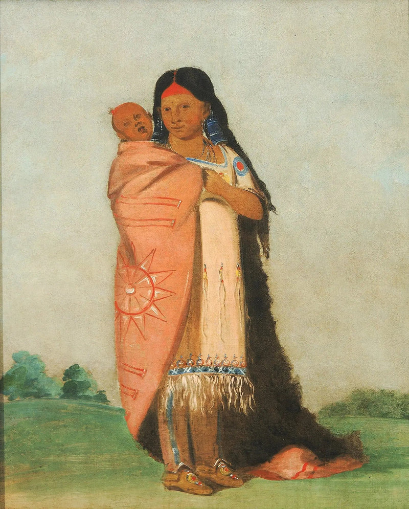 Tsee-moúnt, Grote Wonder, die haar baby in haar jurk draagt - George Catlin

Source:
Tsee-moúnt, Grande Merveille, portant son bébé dans sa robe - George Catlin