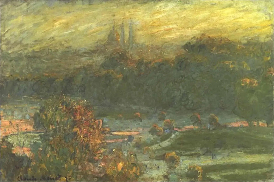 De Tuilerieën, schets W403 - Claude Monet