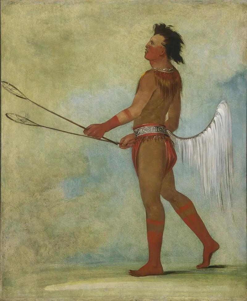 De Tul-lock-chísh-ko, drinkt het sap van de steen, gekleed als een balspeler - George Catlin

Source:
Tul-lock-chísh-ko, boit le jus de la pierre, en tenue de joueur de balle - George Catlin