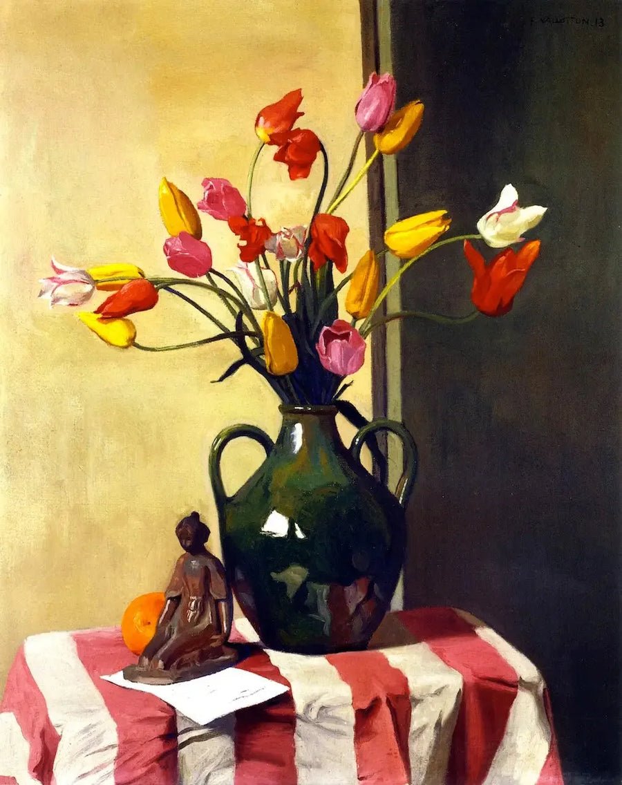 Tulp en beeldjes van Maillol - Félix Vallotton

Source:
Tulipes et statuettes de Maillol - Félix Vallotton