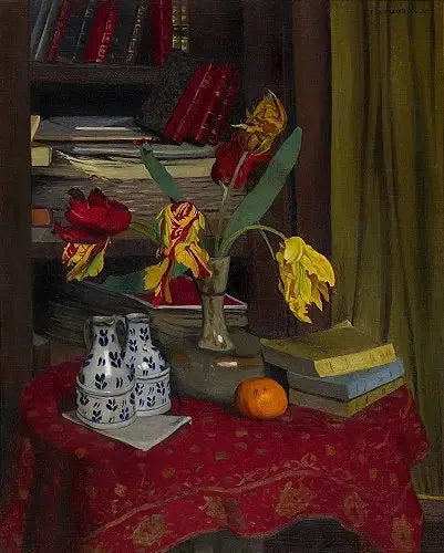 Parrot tulpen, boekenkast achtergrond - Félix Vallotton

Source:
Tulipes perroquet, fond bibliothèque - Félix Vallotton
