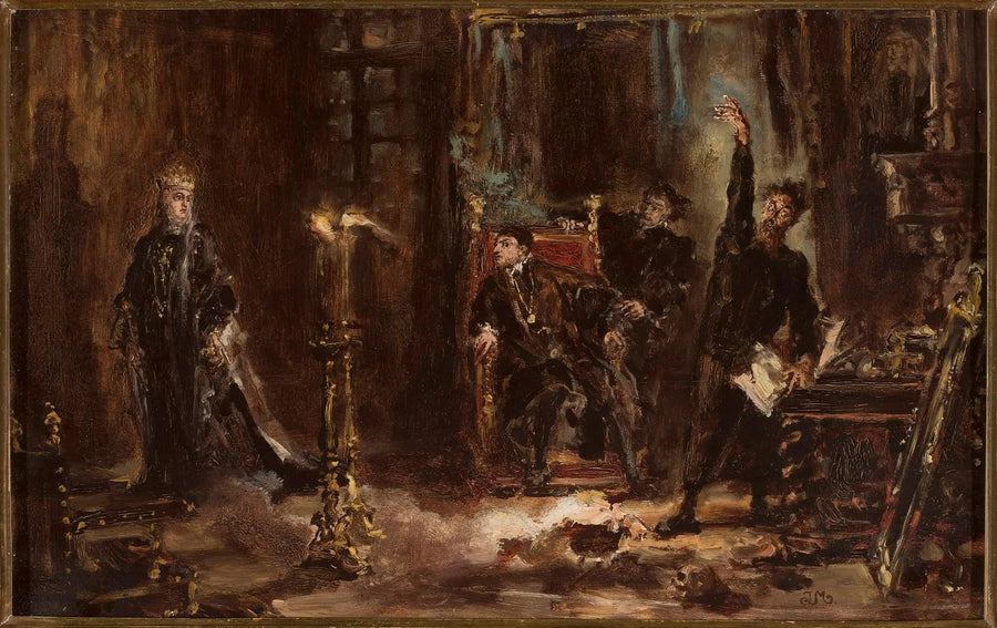 Twardowski die de geest van Barbara oproept voor Sigismond Auguste, schets - Jan Matejko

Source:
Twardowski invoquant l'esprit de Barbara pour Sigismond Auguste, croquis - Jan Matejko