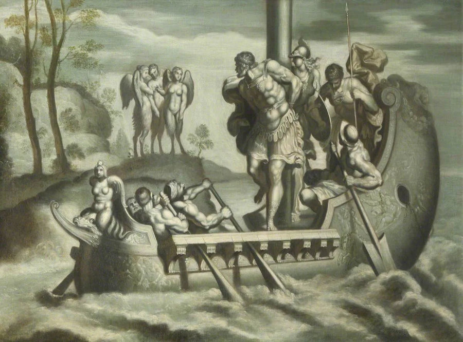 Ulysses en de sirenes - Annibale Carracci