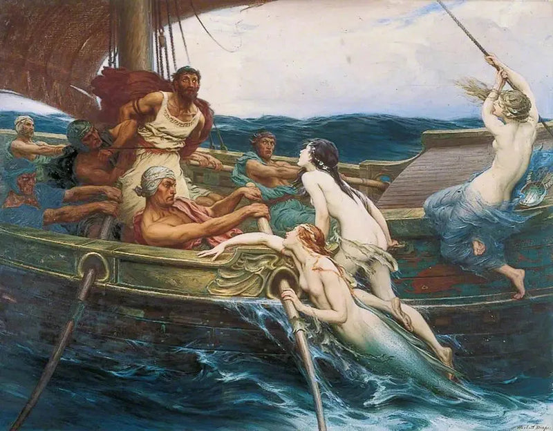 Ulysses en de sirenes - Herbert Draper

Source:
Ulysse et les sirènes - Herbert Draper