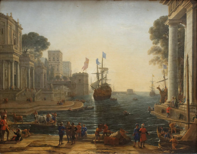 Ulysse geeft Chryséis terug aan zijn vader - Claude Lorrain