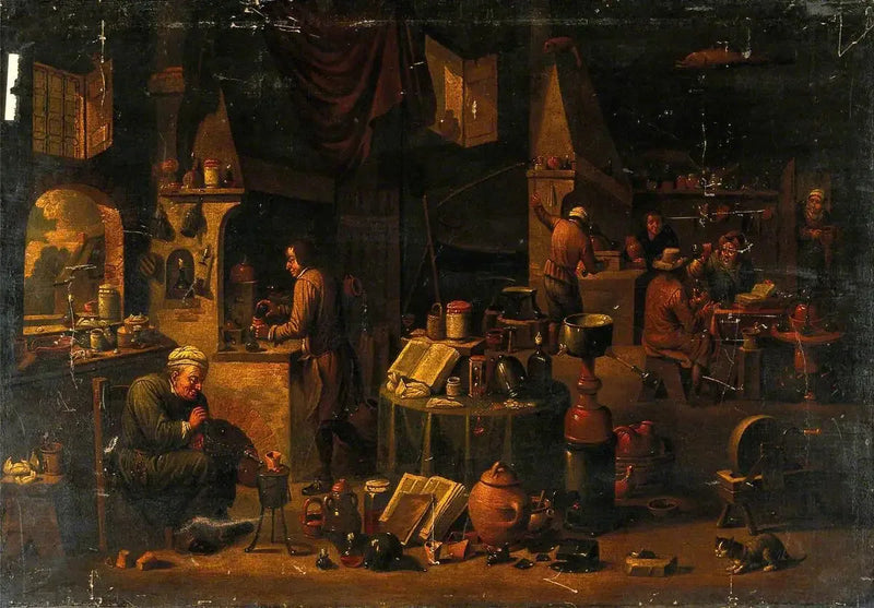 Een alchemist in zijn laboratorium - David Teniers de Jonge

Source:
Un alchimiste dans son laboratoire - David Teniers le Jeune
