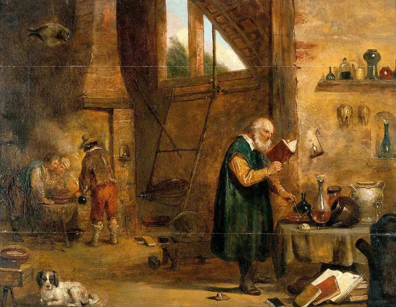 Een alchemist in zijn laboratorium - David Teniers de Jonge

Source:
Un alchimiste dans son laboratoire - David Teniers le Jeune