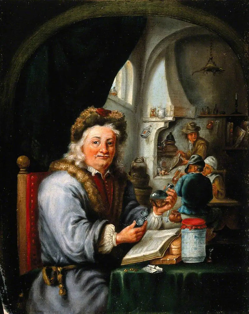 Een alchemist in zijn laboratorium - David Teniers de Jonge

Source:
Un alchimiste dans son laboratoire - David Teniers le Jeune