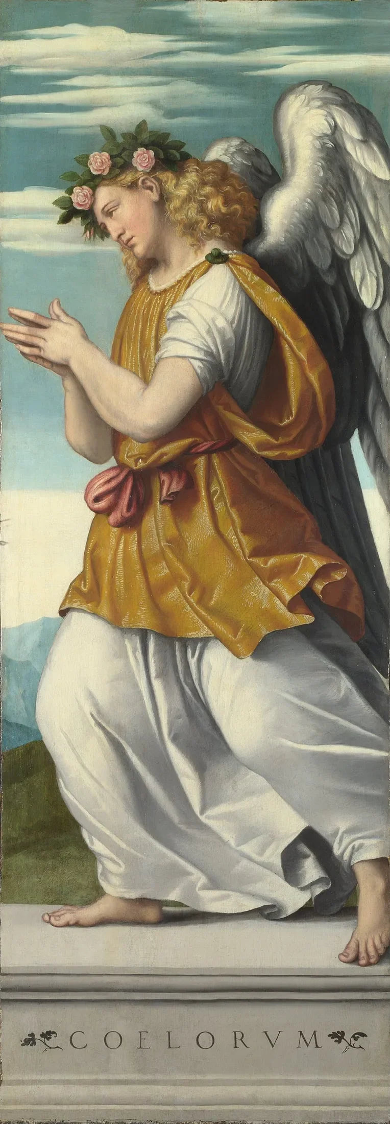 Een aanbiddende engel - Alessandro Bonvicino