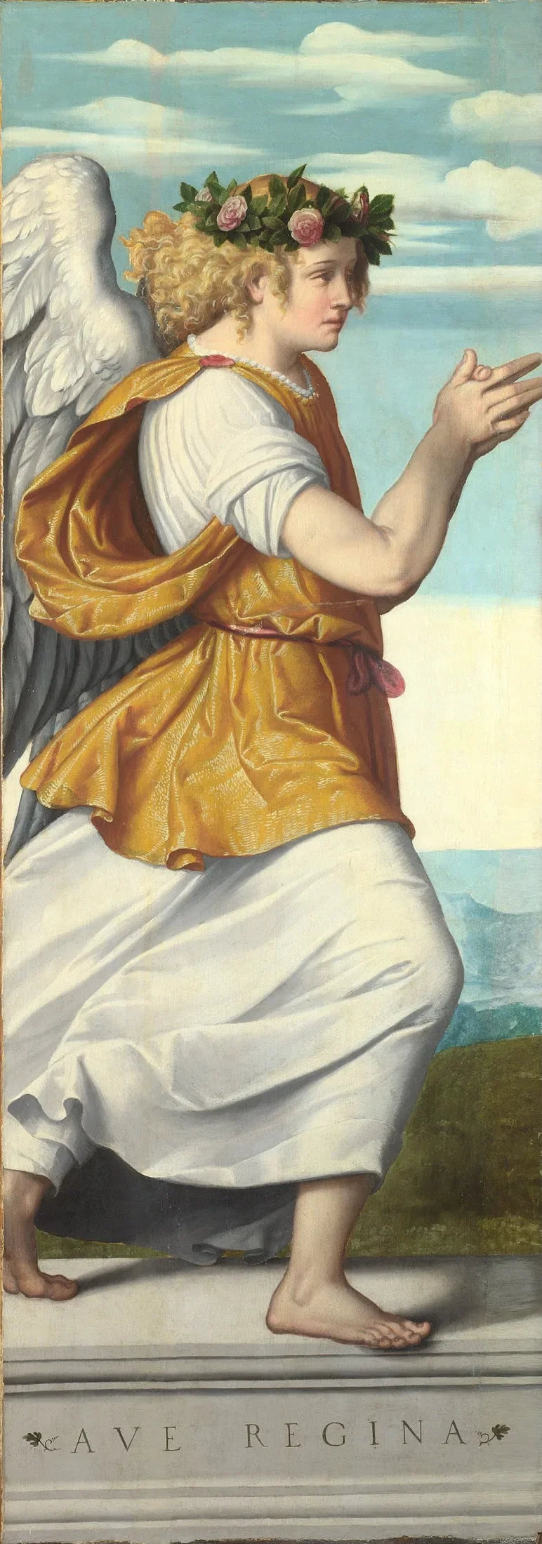 Een aanbiddende engel - Alessandro Bonvicino
