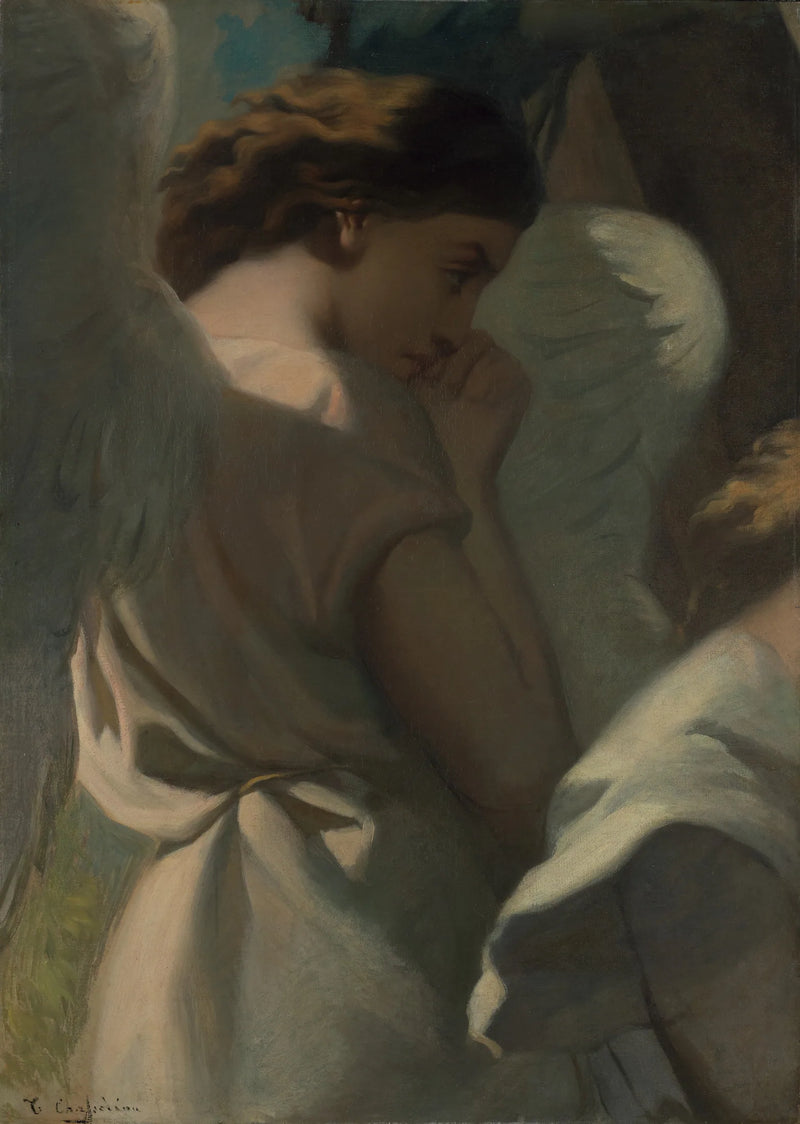 Een biddende engel in de olijfgaard - Théodore Chassériau