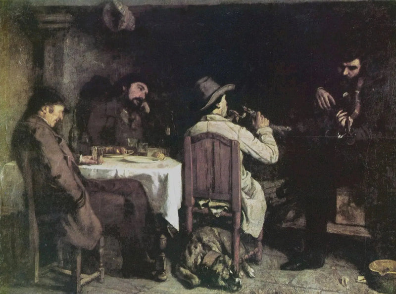 Een namiddag in Ornans - Gustave Courbet