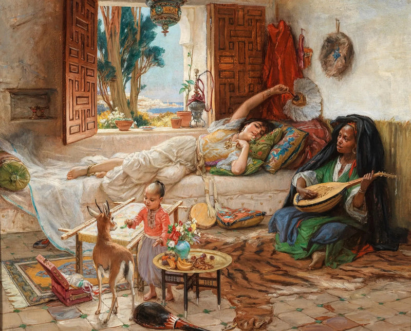 Een middag in Algiers - Frederick Arthur Bridgman

Source:
Un après-midi à Alger - Frederick Arthur Bridgman