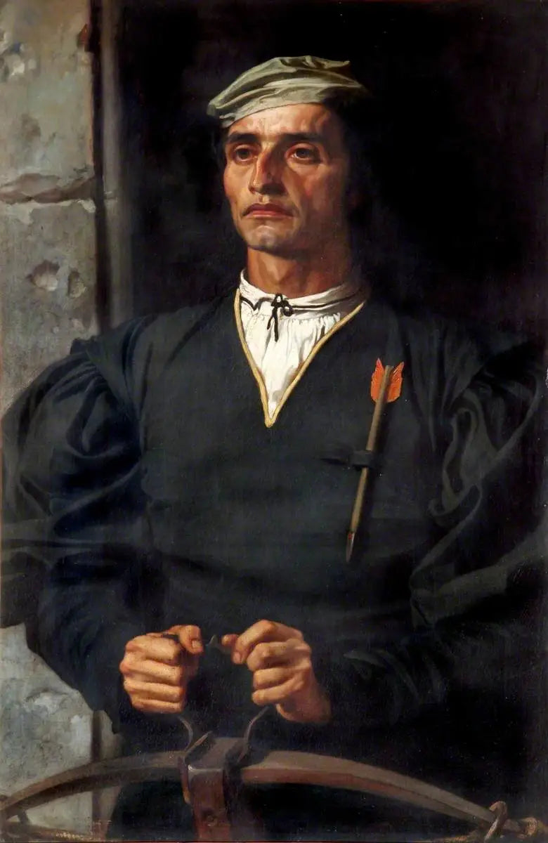 Een Italiaanse kruisboogschutter - Frederic Leighton

Source:
Un arbalétrier italien - Frederic Leighton