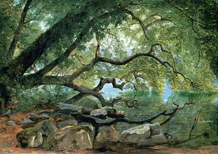 Een Ilex-boom op het Albano-meer, in Italië - John Frederick Kensett

Source:
Un arbre Ilex sur le lac d'Albano, en Italie - John Frederick Kensett