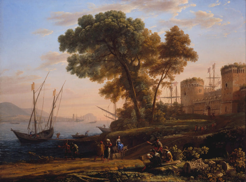 Een kunstenaar die studeert op de natuur - Claude Lorrain