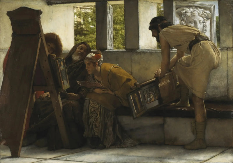 Een Romeins atelier - Lawrence Alma-Tadema