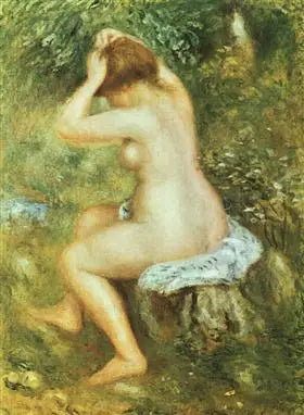 Een badgast - Pierre-Auguste Renoir