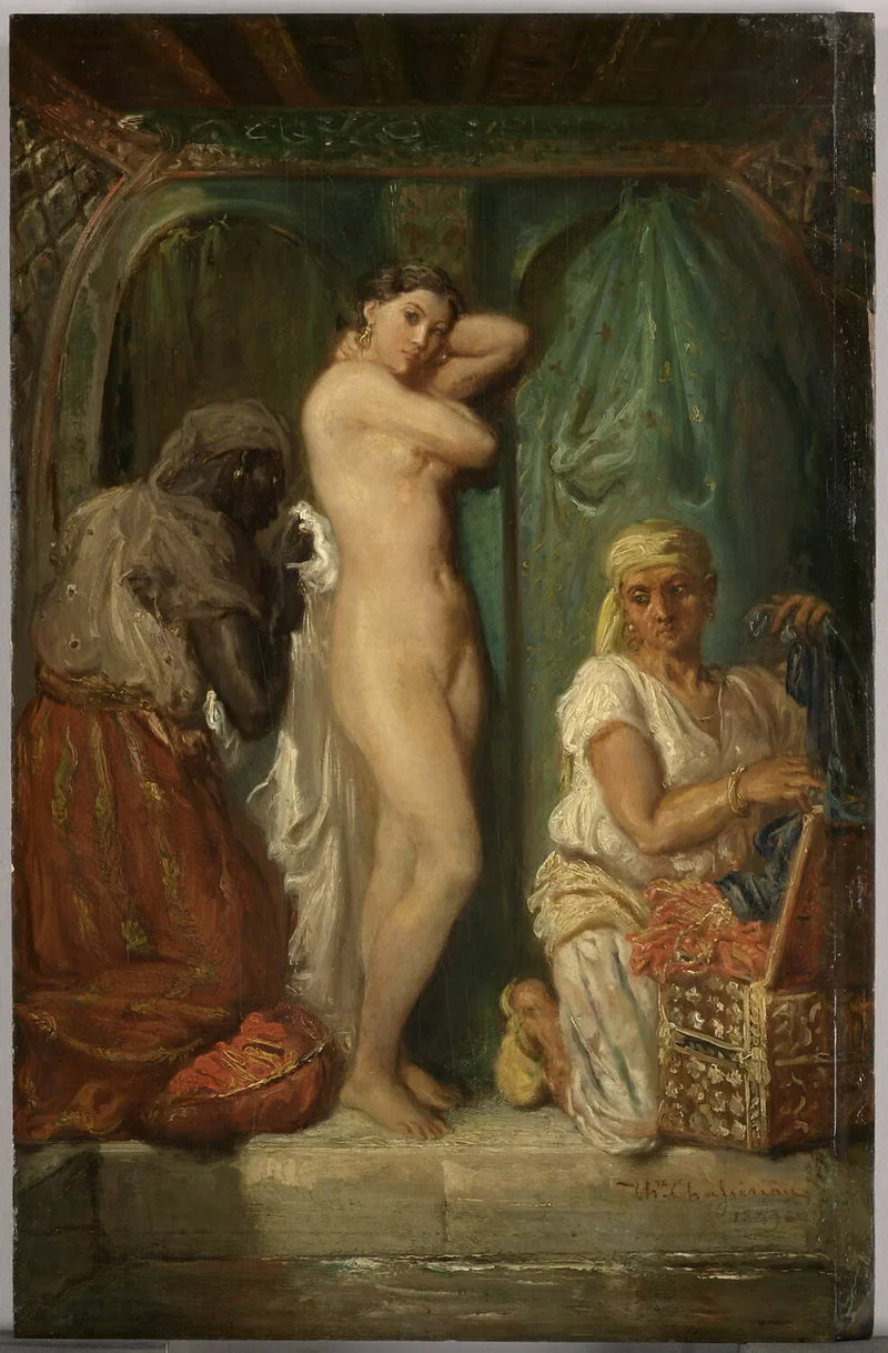 Een bad in het serail - Théodore Chassériau