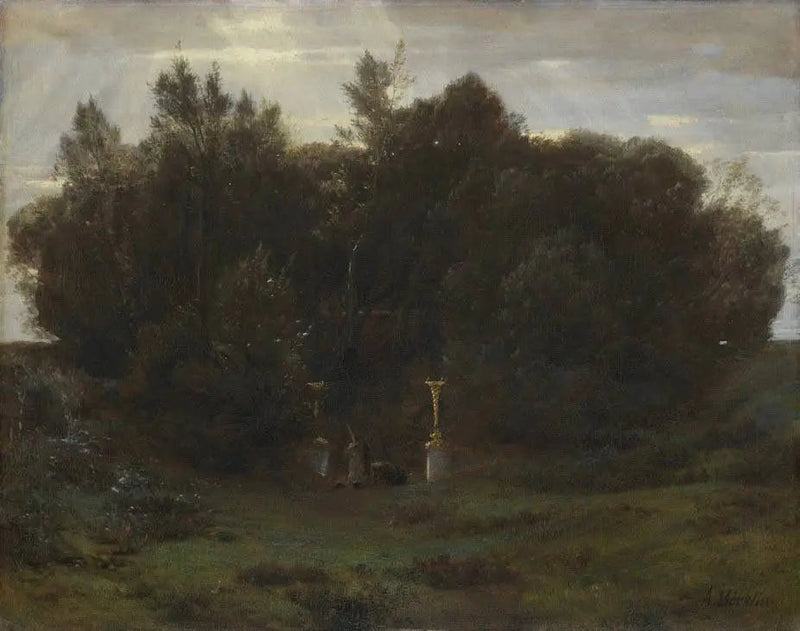 Een heilig bosje - Arnold Böcklin

Source:
Un bosquet sacré - Arnold Böcklin