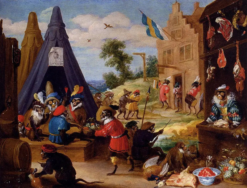 Een apenkampement - David Teniers de Jonge

Source:
Un campement de singes - David Teniers le Jeune