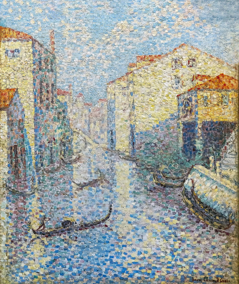 Een kanaal in Venetië - Henri-Edmond Cross