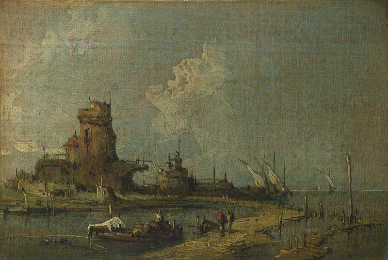 Een grill van ondergang - Francesco Guardi
