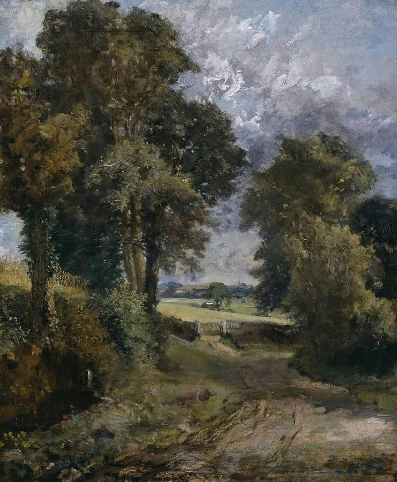 Een maïsveld - John Constable