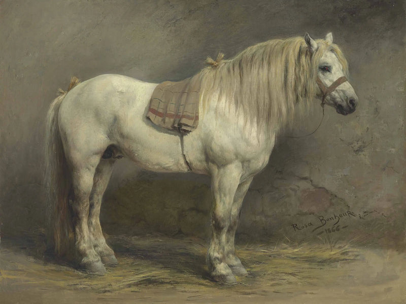 Een wit paard - Rosa Bonheur
