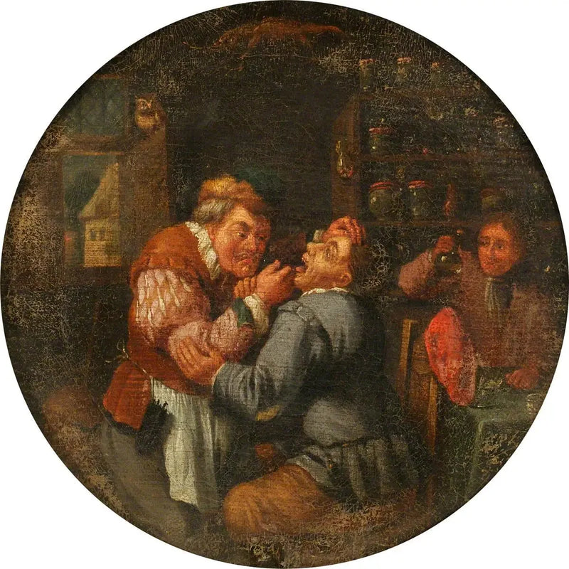Een chirurg die een tand verwijdert - David Teniers de Jonge

Source:
Un chirurgien extrayant une dent - David Teniers le Jeune