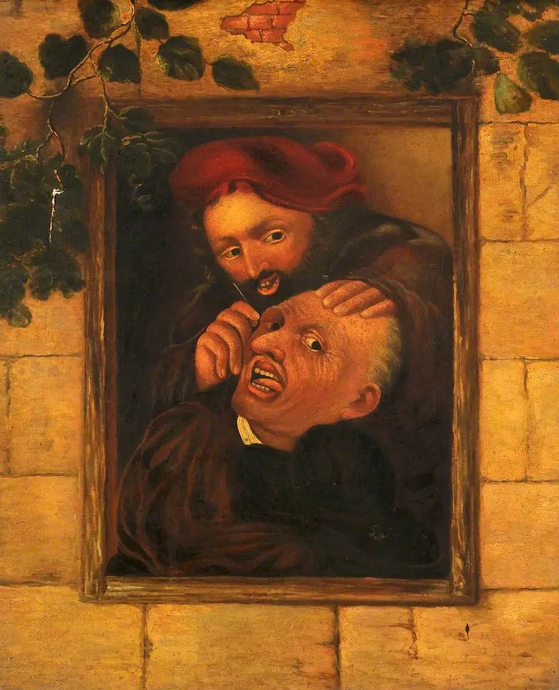 Een chirurg die het hoofd van een man opereert - David Teniers de Jonge

Source:
Un chirurgien opérant la tête d'un homme - David Teniers le Jeune
