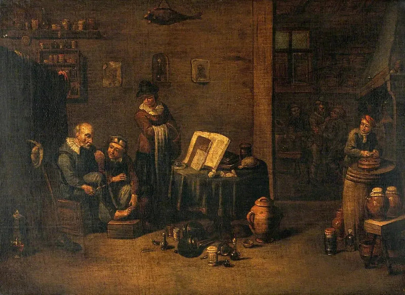 Een chirurg die de voet opereert - David Teniers de Jonge

Source:
Un chirurgien opérant le pied - David Teniers le Jeune