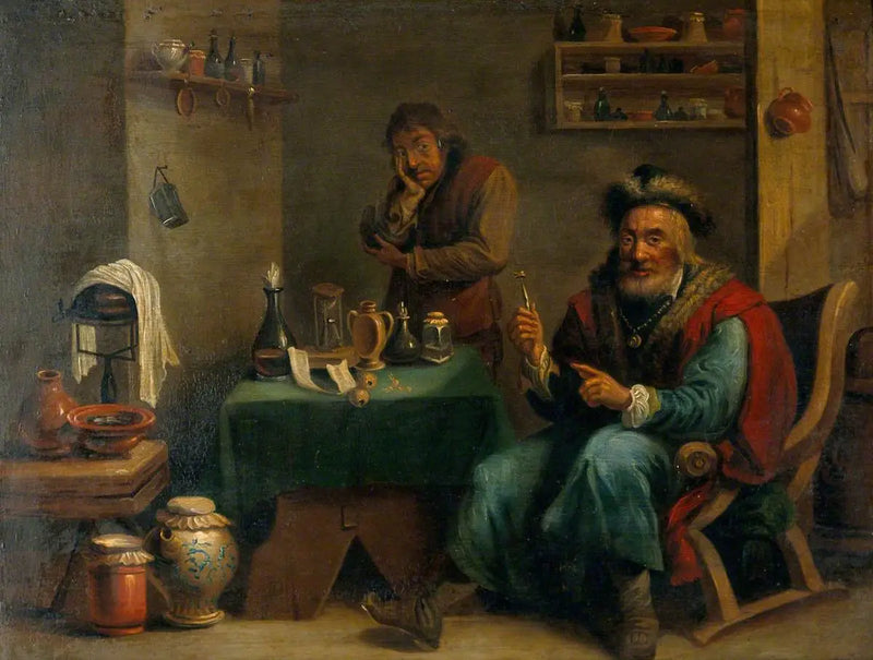 Een chirurg die een tand heeft getrokken - David Teniers de Jonge

Source:
Un chirurgien qui a extrait une dent - David Teniers le Jeune