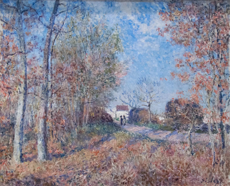 Een hoekje hout bij de Sablons - Alfred Sisley