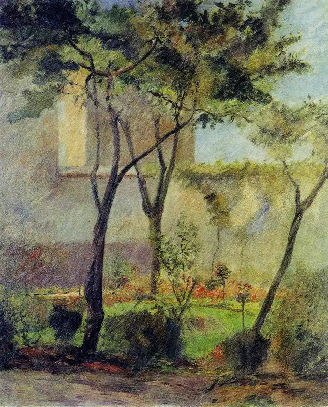 Een hoek van de tuin, rue Carcel - Paul Gauguin