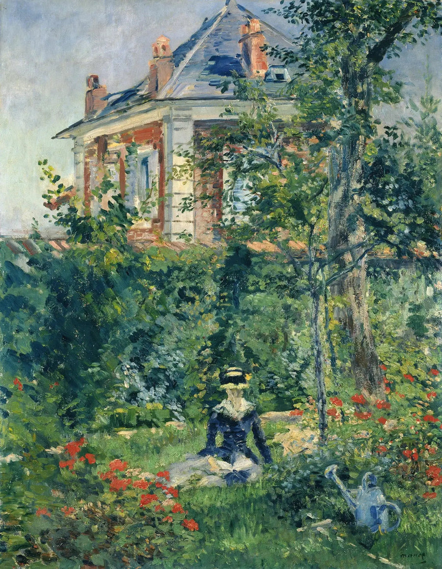 Een Hoek van de tuin van Bellevue - Édouard Manet