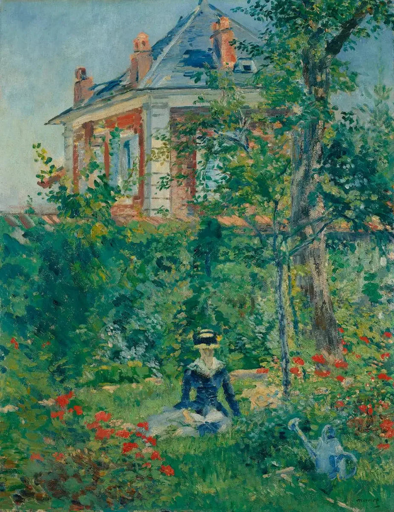 Een Hoek van de tuin van Bellevue - Édouard Manet