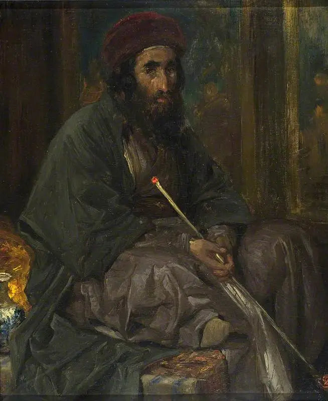 Een Perzische handelaar - Frederic Leighton

Source:
Un colporteur persan - Frederic Leighton