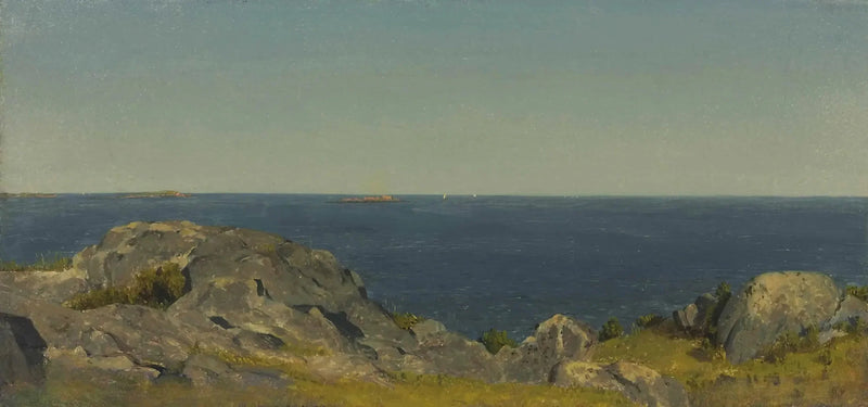 Een schets in Manchester, Massachusetts - Sanford Robinson Gifford