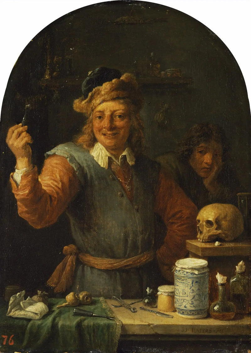 Een tandarts in zijn praktijk - David Teniers de Jonge

Source:
Un dentiste dans son cabinet - David Teniers le Jeune