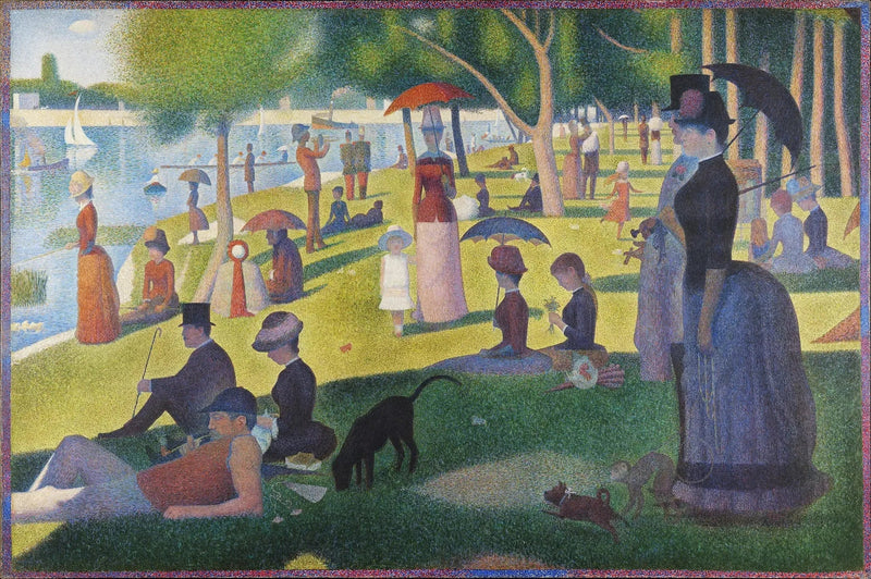 Een zondagmiddag op het eiland La Grande Jatte - Georges Seurat