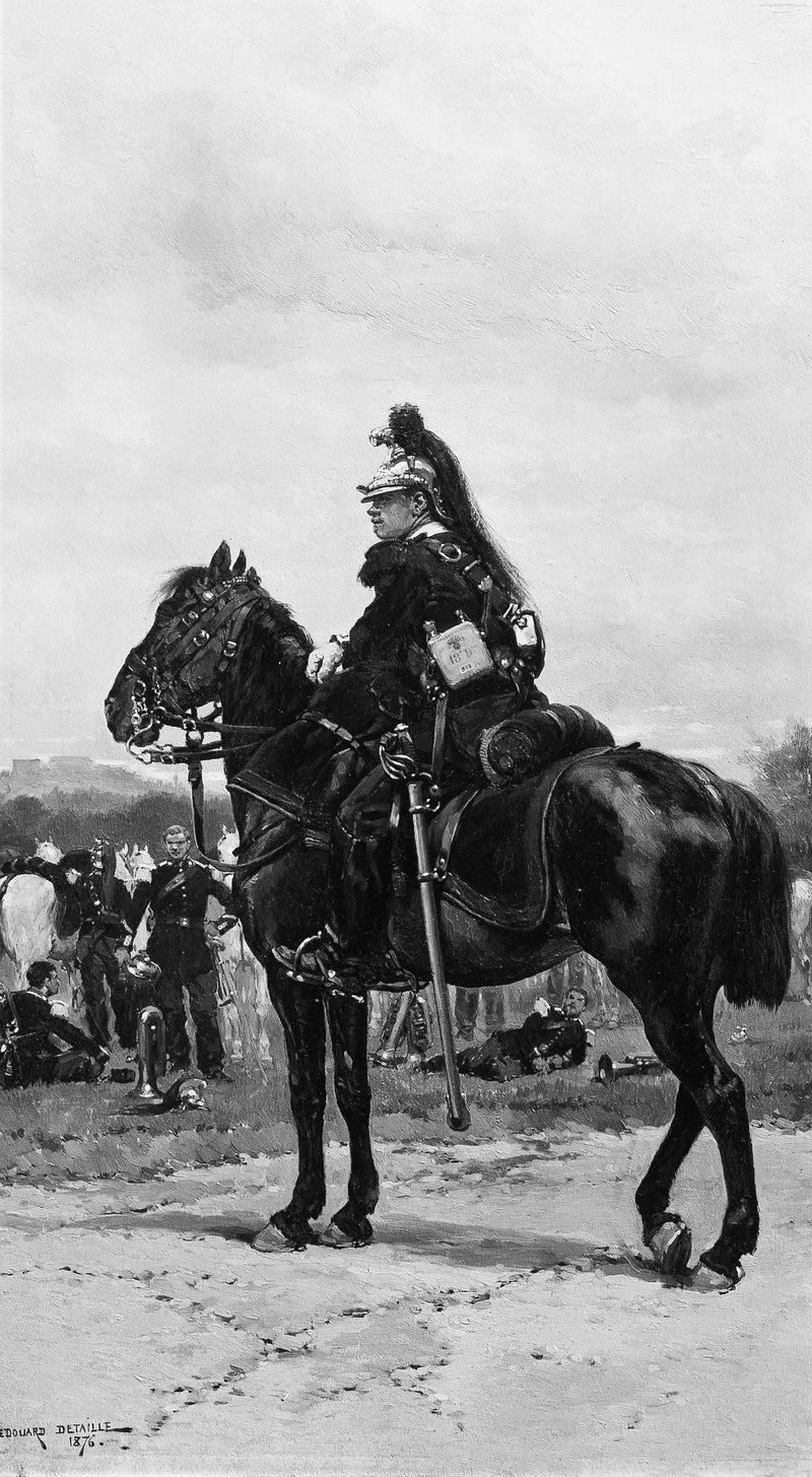 Een draak te paard - Édouard Detaille
