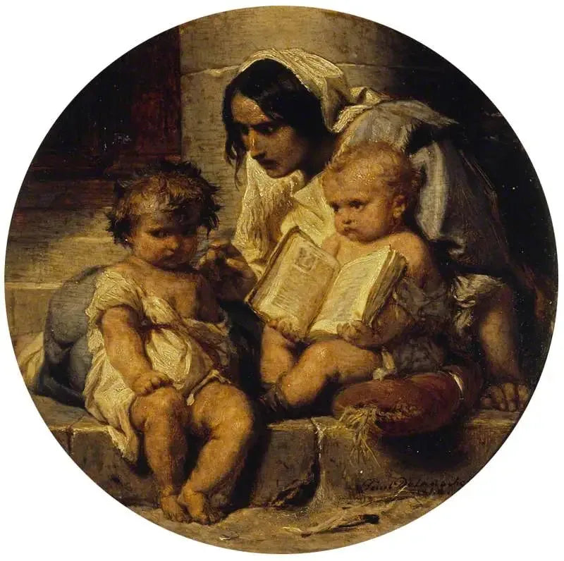 Een kind dat leert lezen - Paul Delaroche

Source:
Un enfant qui apprend à lire - Paul Delaroche