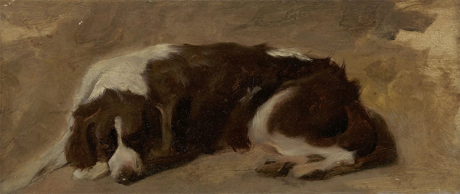 Een liggende Engelse Springer Spaniël - Edwin Henry Landseer

Source:
Un épagneul couché - Edwin Henry Landseer
