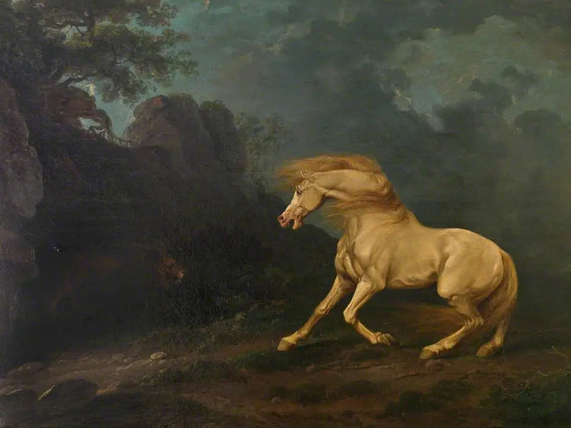 Een verraste hengst door een leeuw - George Stubbs

Source:
Un étalon surpris par un lion - George Stubbs