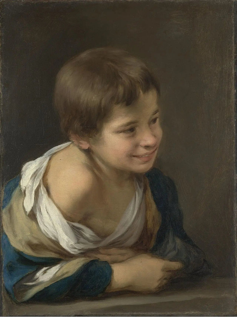 Een boerjongen leunend op een vensterbank - Bartolomé Esteban Murillo

Source:
Un garçon paysan appuyé sur un rebord de fenêtre - Bartolomé Esteban Murillo